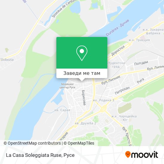 La Casa Soleggiata Ruse карта