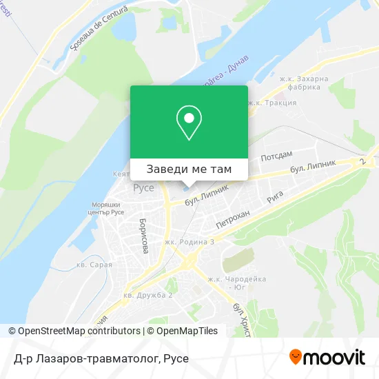 Д-р Лазаров-травматолог карта