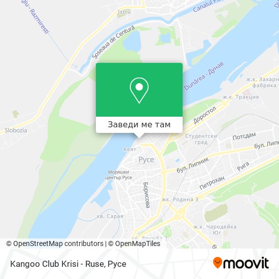 Kangoo Club Krisi - Ruse карта