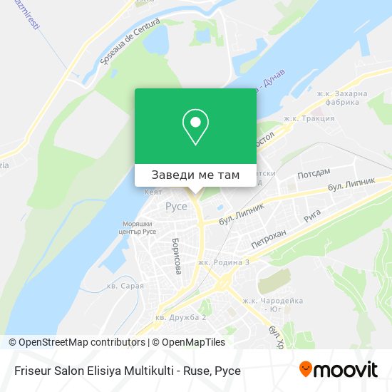 Friseur Salon Elisiya Multikulti - Ruse карта