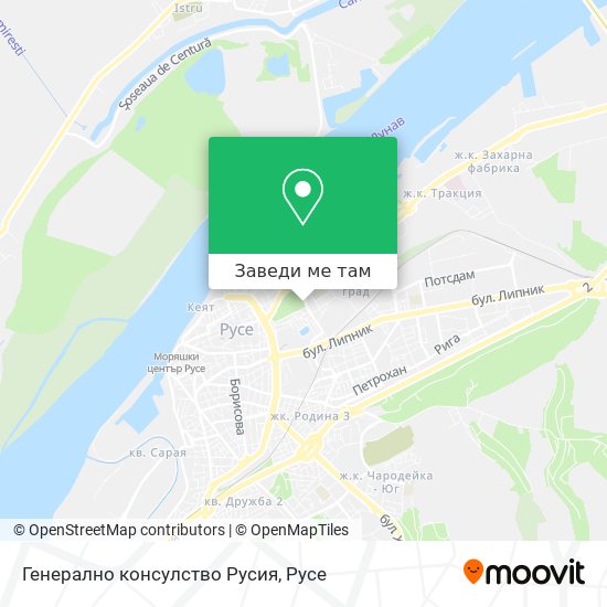 Генерално консулство Русия карта