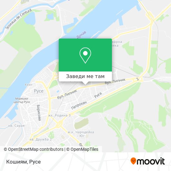 Кошиям карта