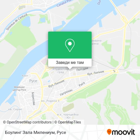 Боулинг Зала Милениум карта