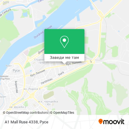 A1 Mall Ruse 4338 карта