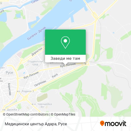 Медицински център Адара карта