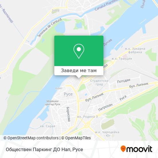 Обществен Паркинг ДО Нап карта