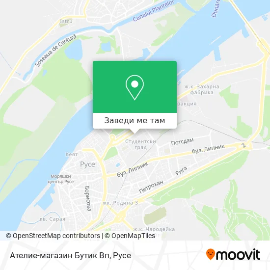 Ателие-магазин Бутик Вп карта