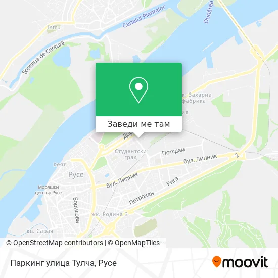Паркинг улица Тулча карта