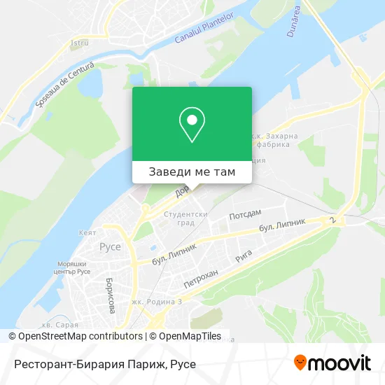 Ресторант-Бирария Париж карта