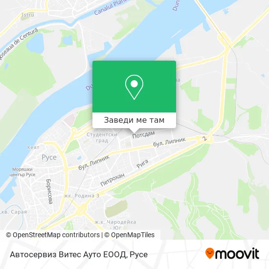 Автосервиз Витес Ауто ЕООД карта