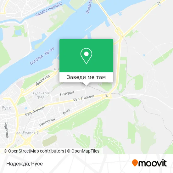 Надежда карта