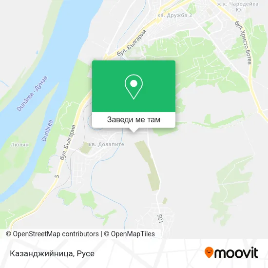 Казанджийница карта