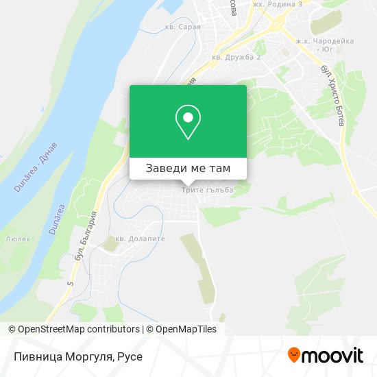 Пивница Моргуля карта
