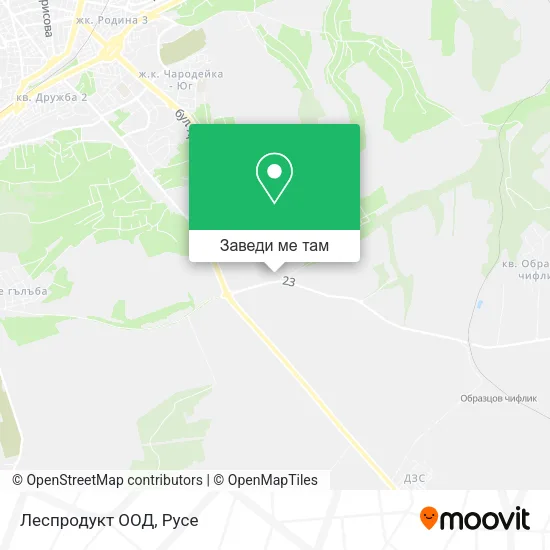 Леспродукт ООД карта