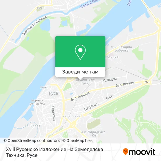 Xviii Русенско Изложение На Земеделска Техника карта
