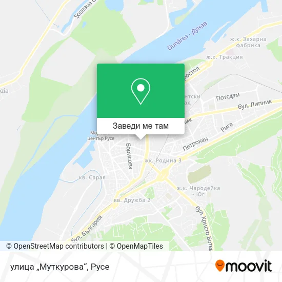 улица „Муткурова“ карта