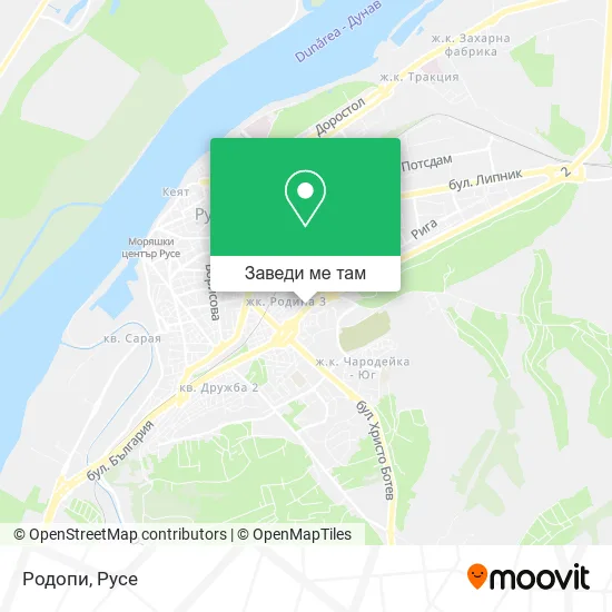 Родопи карта