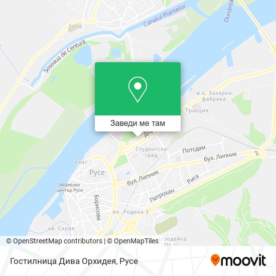 Гостилница Дива Орхидея карта