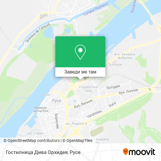 Гостилница Дива Орхидея карта