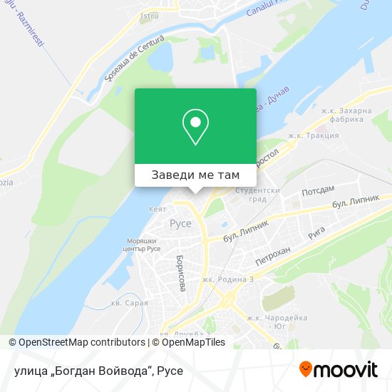улица „Богдан Войвода“ карта