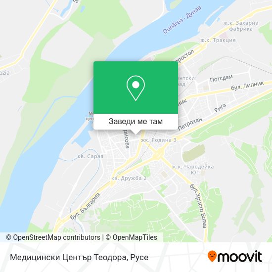Медицински Център Теодора карта