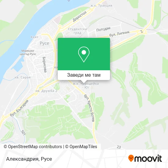 Александрия карта