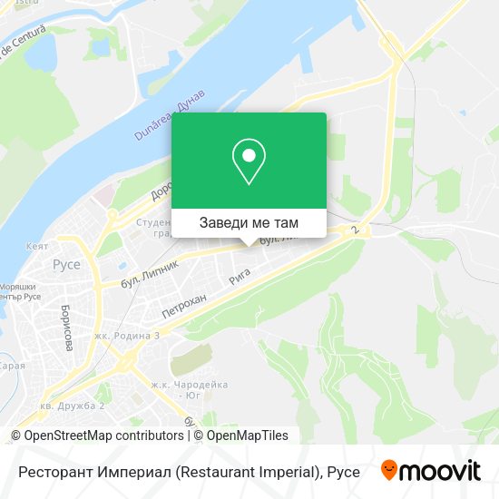 Ресторант Империал (Restaurant Imperial) карта