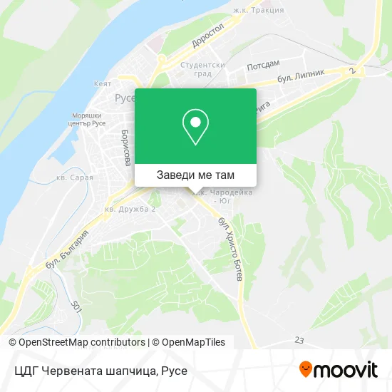 ЦДГ Червената шапчица карта