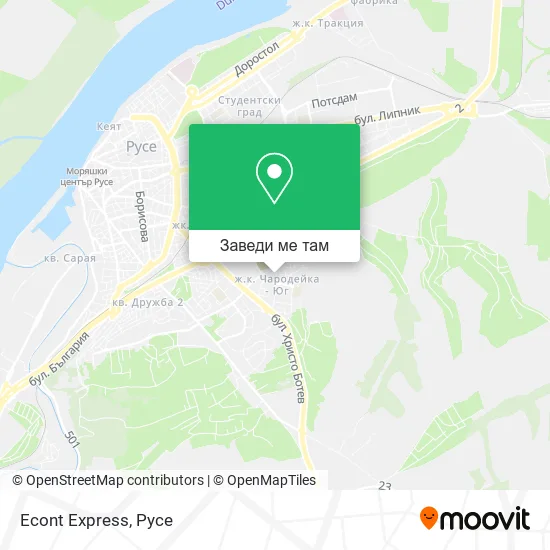 Econt Express карта
