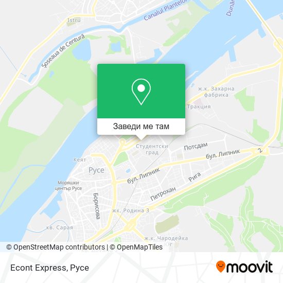 Econt Express карта