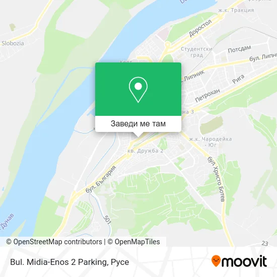 Bul. Midia-Enos 2 Parking карта