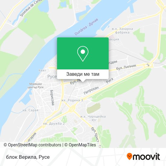блок Верила карта