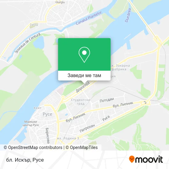 бл. Искър карта