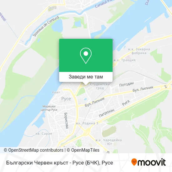 Български Червен кръст - Русе (БЧК) карта