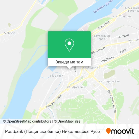 Postbank (Пощенска банка) Николаевска карта