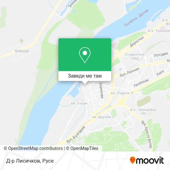 Д-р Лисичков карта