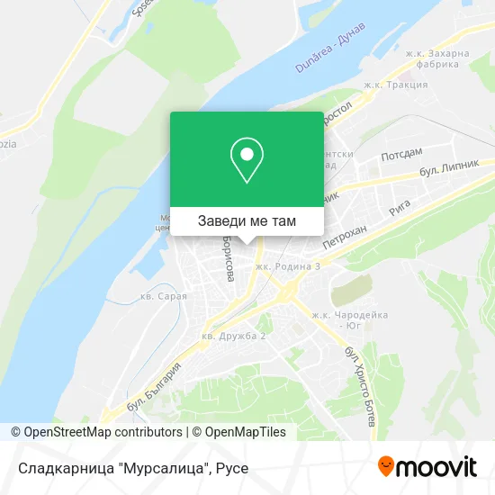 Сладкарница "Мурсалица" карта