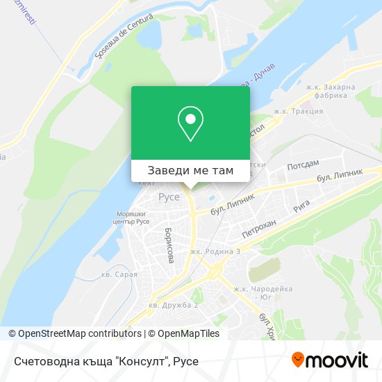 Счетоводна къща "Консулт" карта