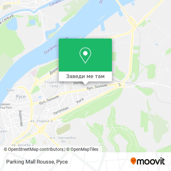 Parking Mall Rousse карта
