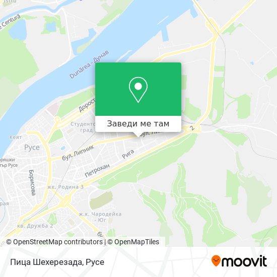 Пица Шехерезада карта
