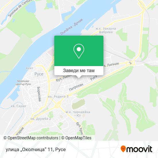 улица „Околчица“ 11 карта