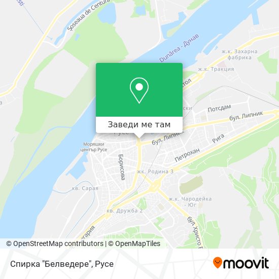 Спирка "Белведере" карта