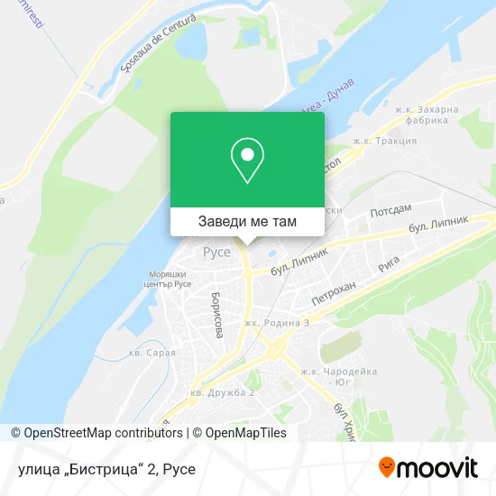 улица „Бистрица“ 2 карта