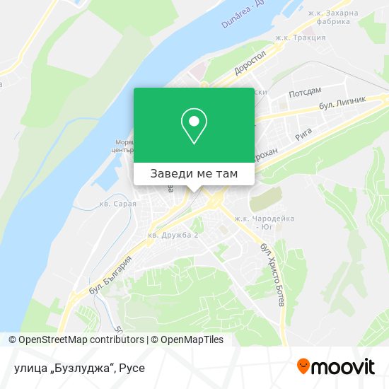 улица „Бузлуджа“ карта
