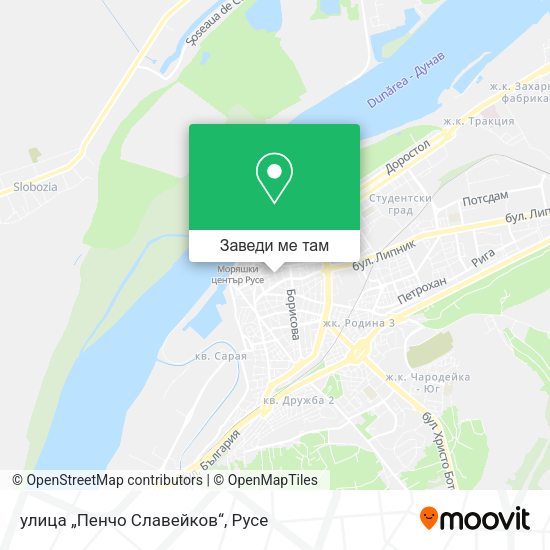 улица „Пенчо Славейков“ карта