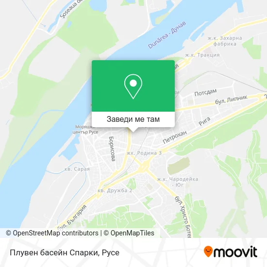 Плувен басейн Спарки карта