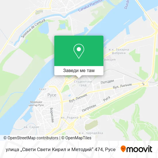 улица „Свети Свети Кирил и Методий“ 474 карта