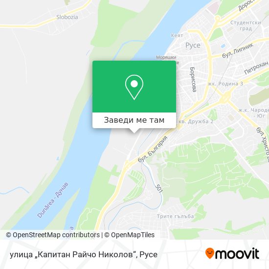 улица „Капитан Райчо Николов“ карта