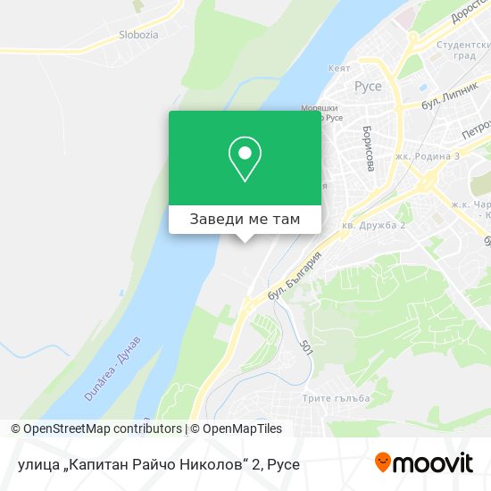 улица „Капитан Райчо Николов“ 2 карта