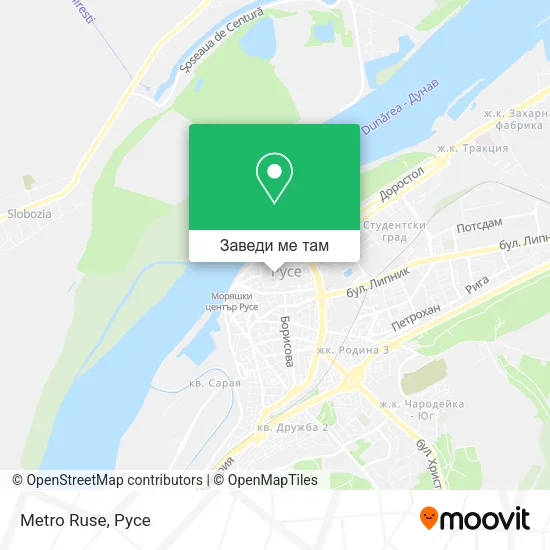 Metro Ruse карта